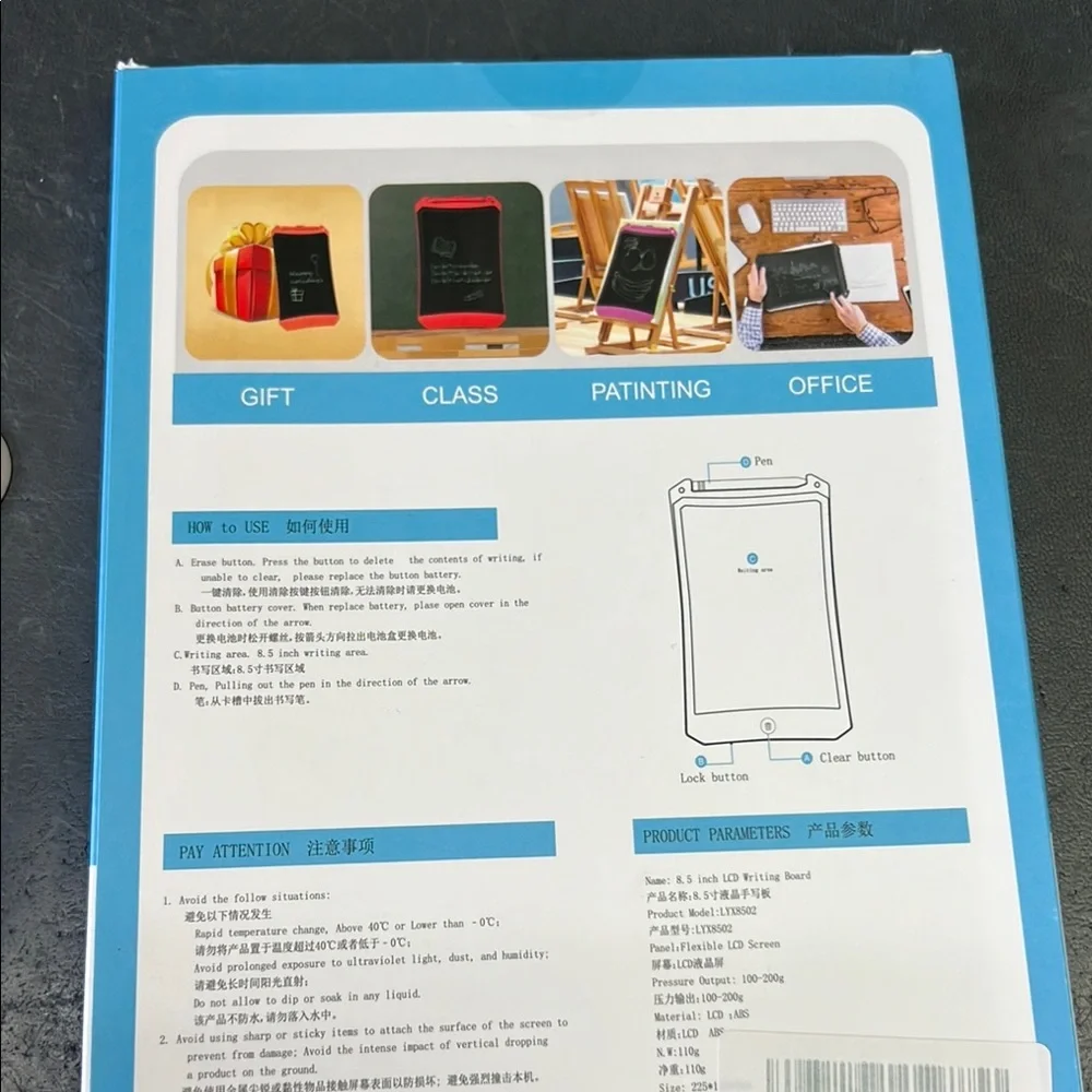 NEW LCD Writing Board - Pink